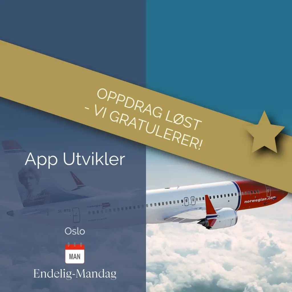 Norwegian Air Shuttle ASA og Endelig-Mandag IT rekruttering